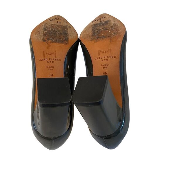 Gorgeous Marc Fisher LTD Pointed Toe Flared Heel Pump in Ladies Size 5M - Picture 6 of 6